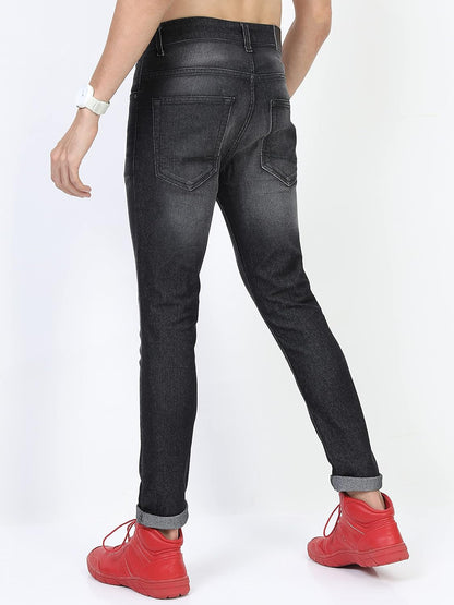 KETCH Men's Skinny Fit Mid Rise Jeans