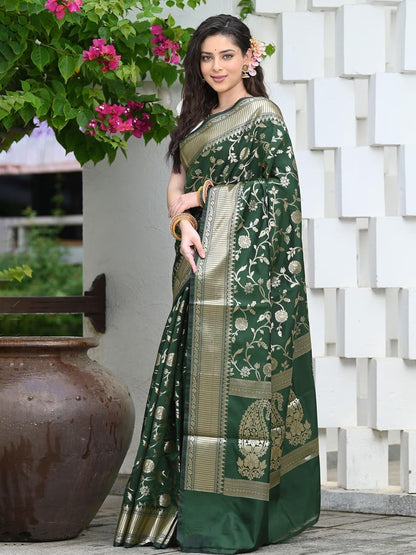 Women's Banarasi Saree Pure Kanjivaram Silk Saree