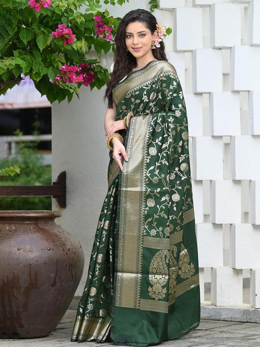 Women's Banarasi Saree Pure Kanjivaram Silk Saree
