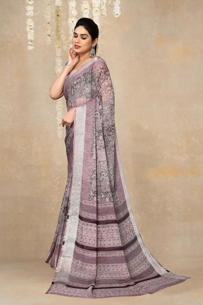 MIRCHI FASHION Women's Saree with Blouse Piece