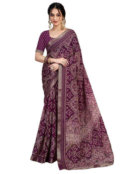 Women's Chiffon Printed Saree