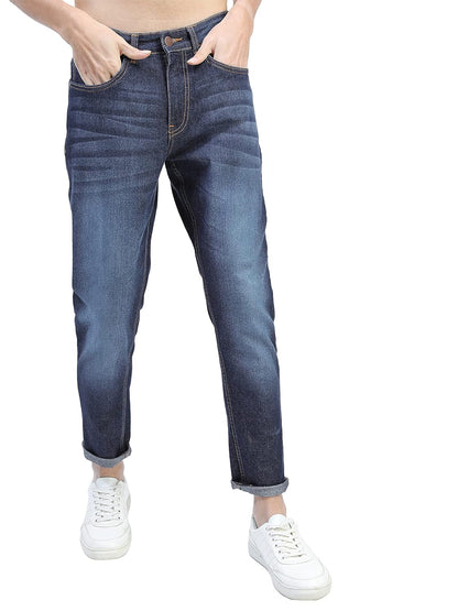KETCH Men's Tapered Fit Mid Rise Jeans