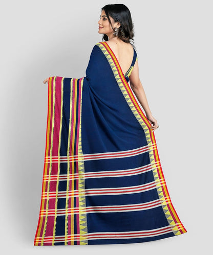 Handloom Saree With Unstitched Running Blouse Piece