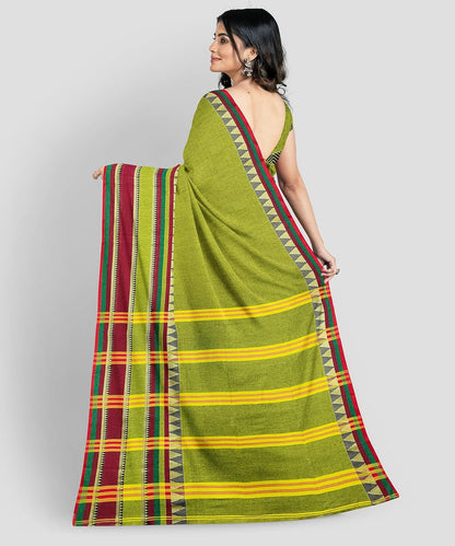 Handloom Saree With Unstitched Running Blouse Piece