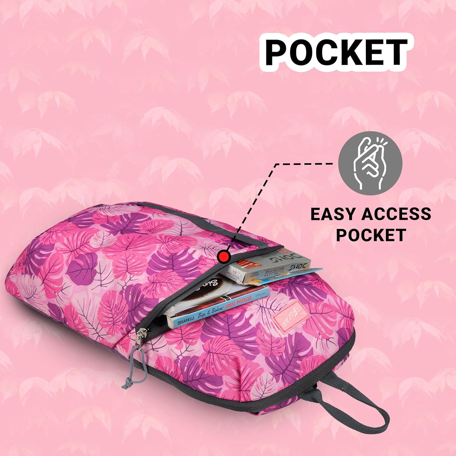 F Gear Ritz 6L Mini Backpack/Trendy Stylish Bag - alphahostel.in