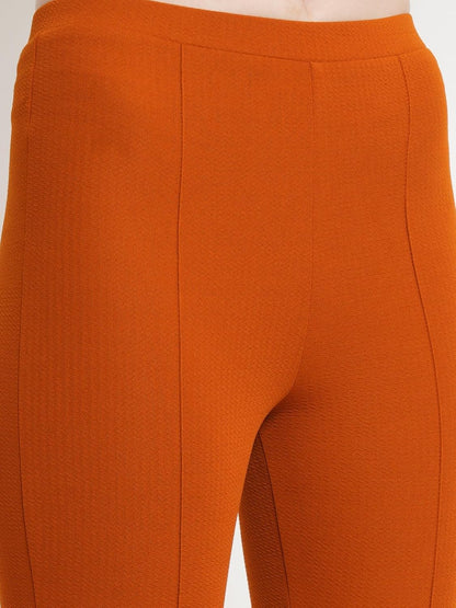POPWINGS Casual Solid Regular Fit Solid Trouser
