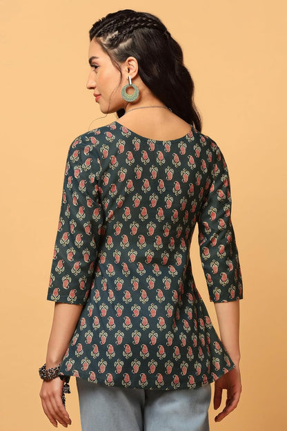 Fashion Dream Women's Cotton Regular Fit Tunic Top