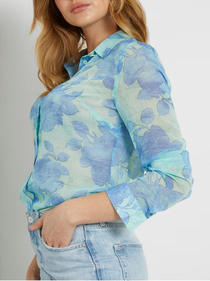 TAGAS Baby-Girl's Floral Regular Fit Shirt