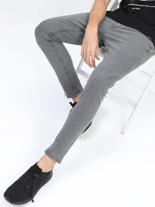 KETCH Men's Skinny Fit Mid Rise Jeans (Stretchable)