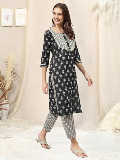 MIRCHI FASHION Women's Cotton Straight Fit Printed