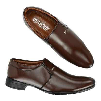 Leepeeter Men Formal Shoes | Slip-on Moccasin Shoes - alphahostel.in