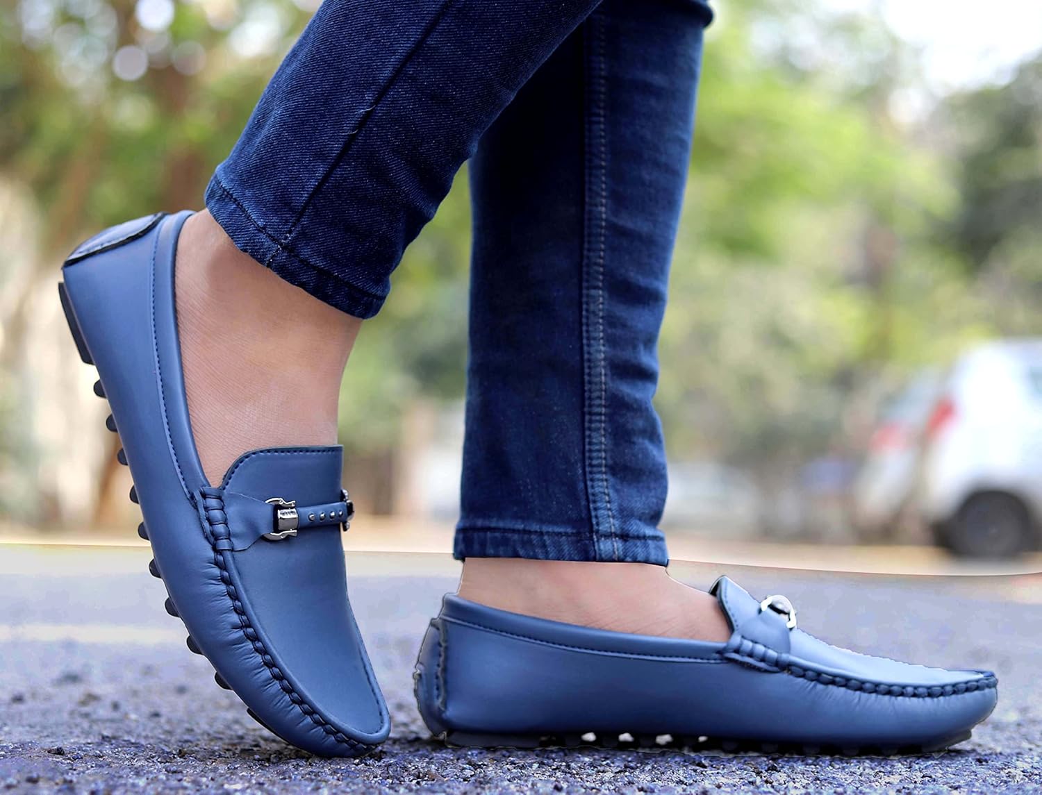 AADI Men's Synthetic Leather Outdoor Loafer Shoes - alphahostel.in