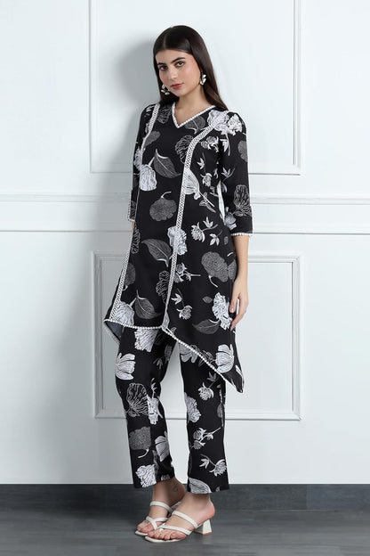 Fashion Dream Cotton Blend Women's Printed Kurta