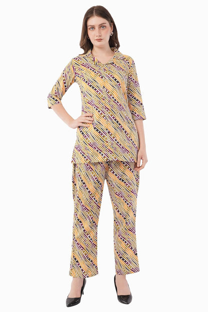 Home Bliss Women's Co-ord Set Pure Cotton