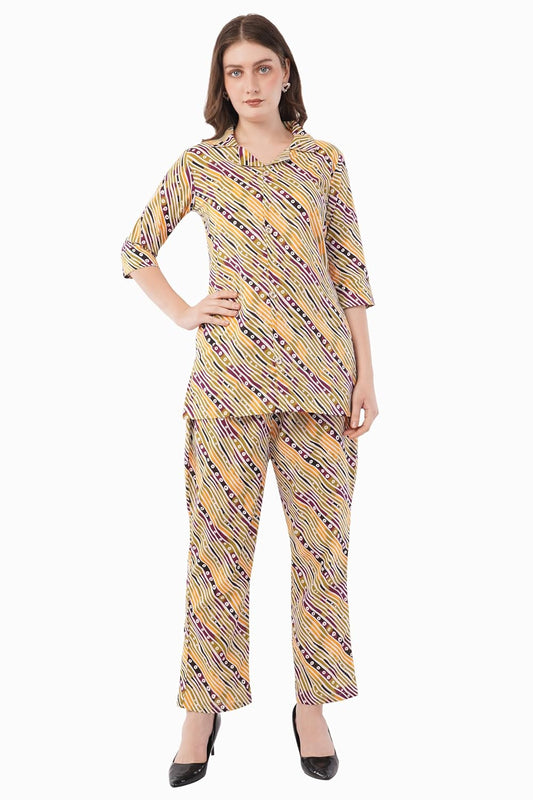 Home Bliss Women's Co-ord Set Pure Cotton