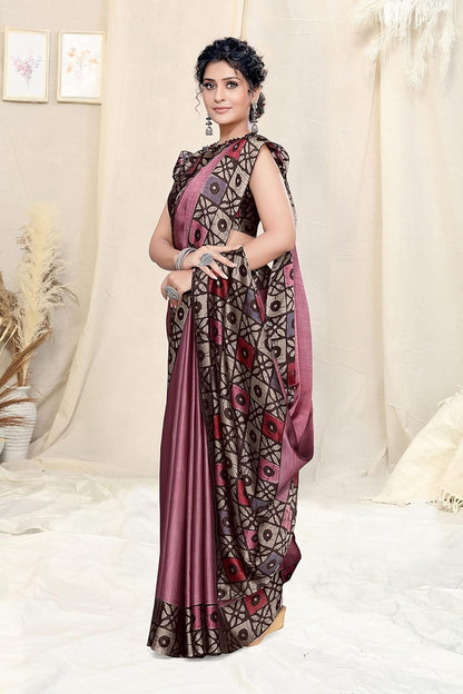 Printed Women's Saree with Blouse Piece