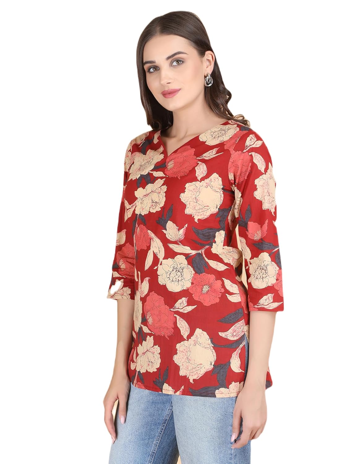 PIDAVLIYA'S Indian Women's Tunics Tops Cotton