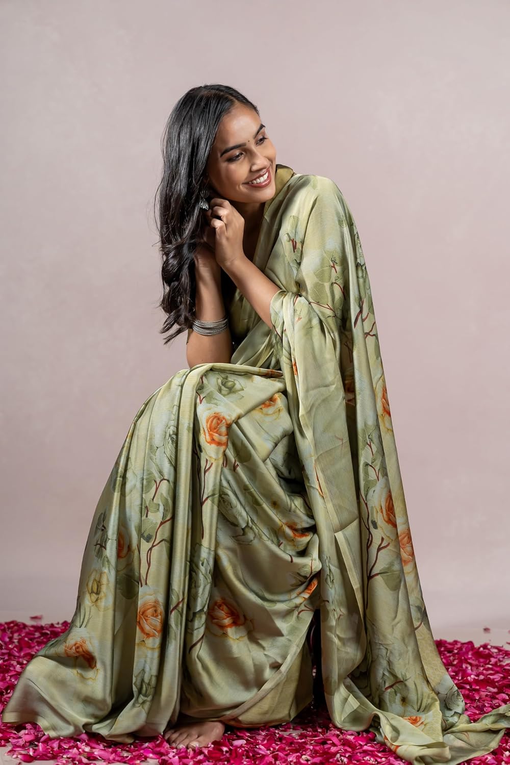 Women's Stylish Saree with Blouse Piece