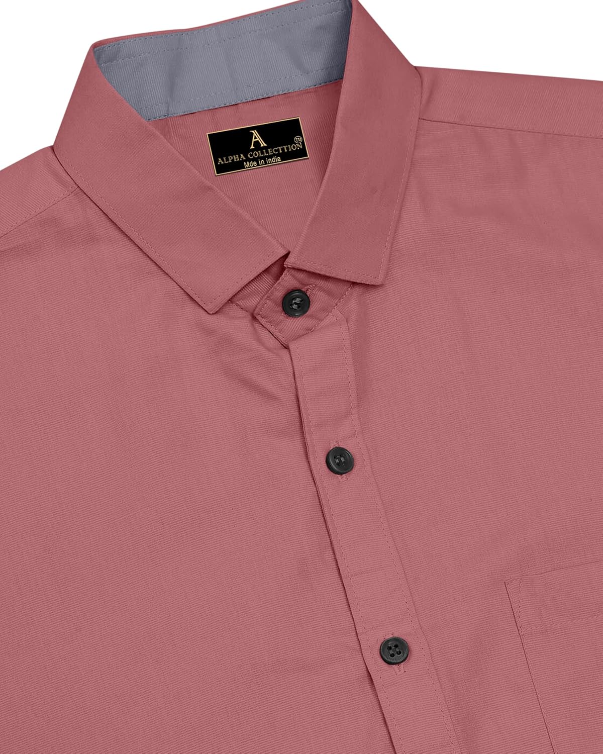 Shirt's Collection Solid Pattern Shirt(Contrast - Parent)