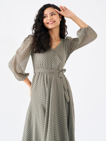AASK Women Fancy Plain & Solid Designer Dress for Women