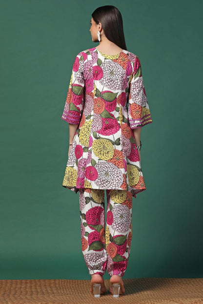 Fashion Dream Cotton Blend Women's Printed Kurta