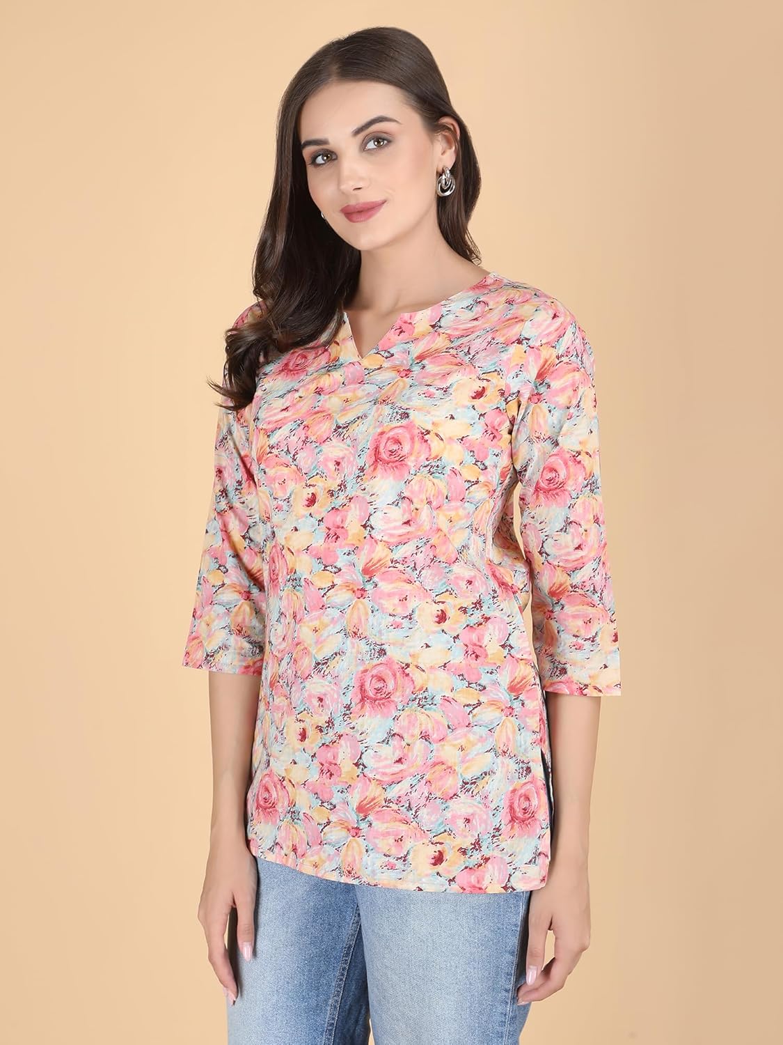 PIDAVLIYA'S Indian Women's Tunics Tops Cotton