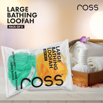 ross Large Bath Loofah Sponge Scrubber Exfoliator