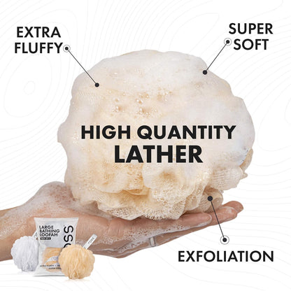 ross Large Bath Loofah Sponge Scrubber Exfoliator