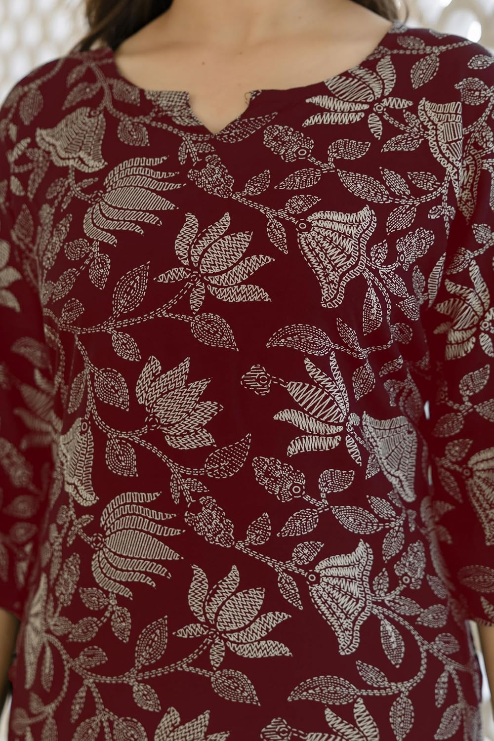 PURSHOTTAM WALA Women Floral Printed Rayon