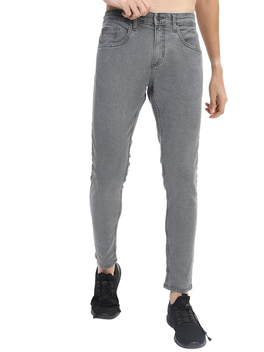 KETCH Men's Skinny Fit Mid Rise Jeans (Stretchable)