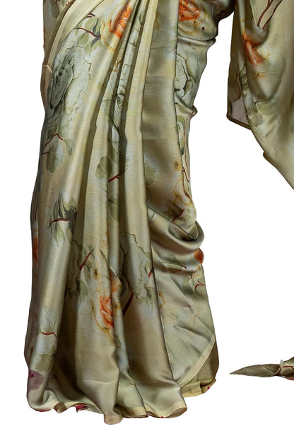 Women's Stylish Saree with Blouse Piece