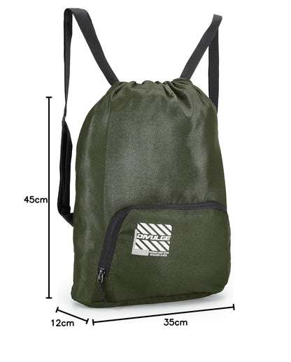 DIVULGE Meteor16 liters Polyester Drawstring bag - alphahostel.in