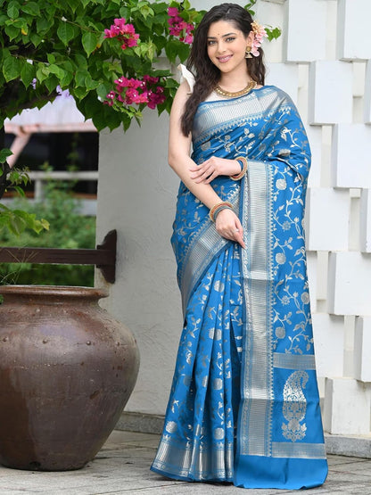 Women's Banarasi Saree Pure Kanjivaram Silk Saree