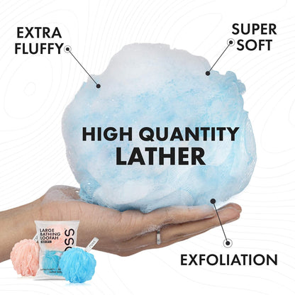 ross Large Bath Loofah Sponge Scrubber Exfoliator