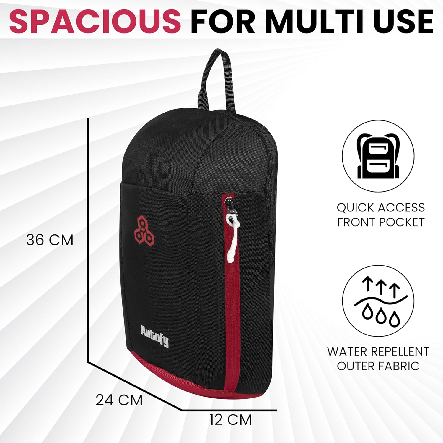 Autofy VAAYUU 10 Liters Hiking Camping Casual - alphahostel.in