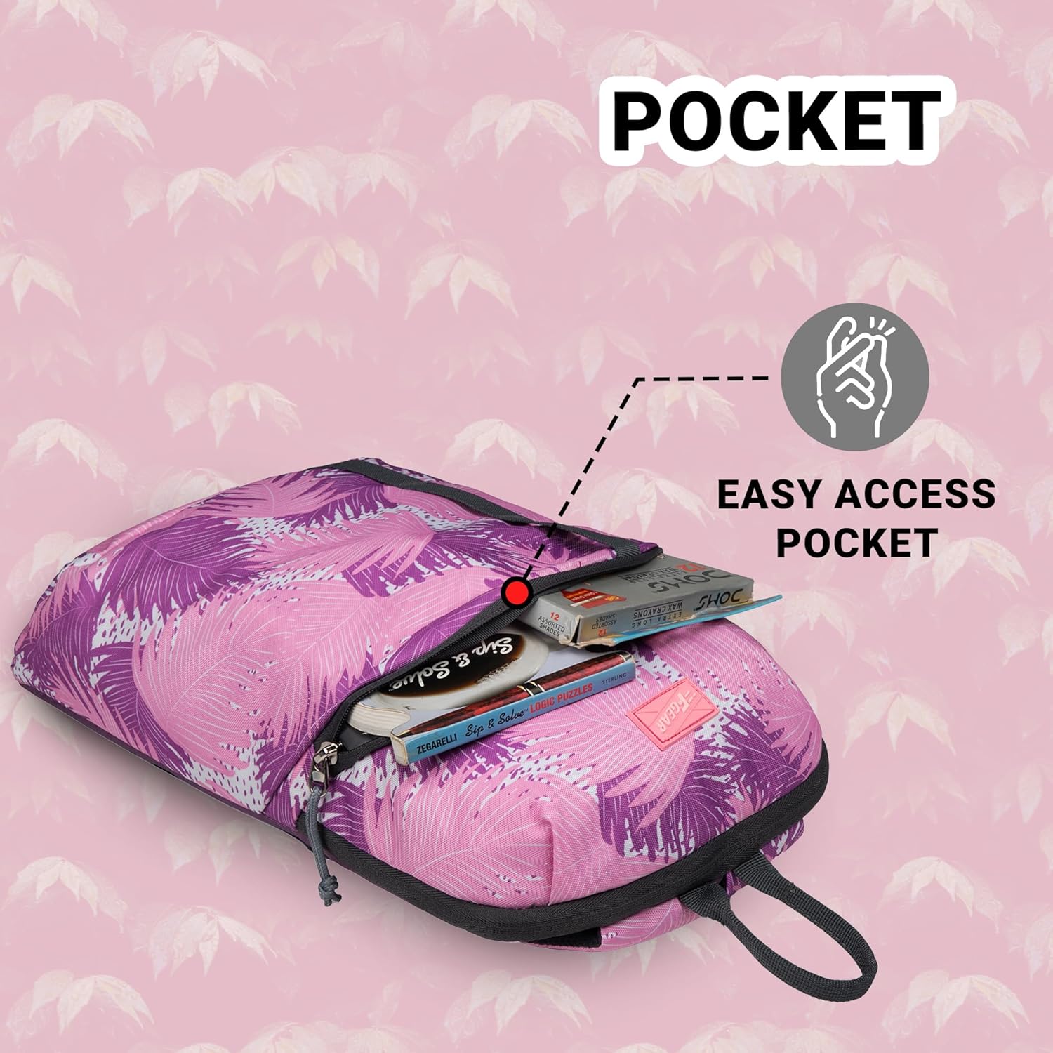 F Gear Ritz 6L Mini Backpack/Trendy Stylish Bag - alphahostel.in