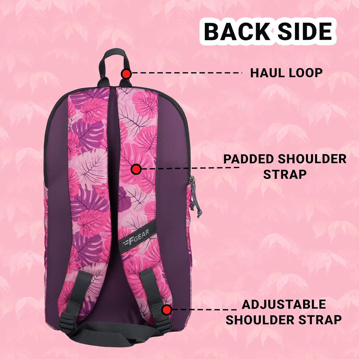F Gear Ritz 6L Mini Backpack/Trendy Stylish Bag - alphahostel.in