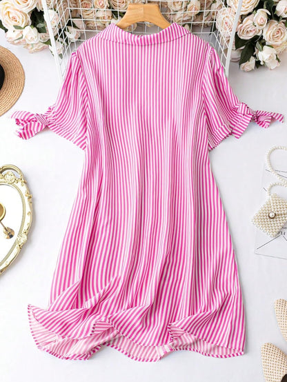 Leriya Fashion Women's Shirt Dress Knee Length Dress | Loose Fit | Button-Down | | 3/4 Sleeve | Summer Wear | Available in (Pack of 2 | Value Pack)