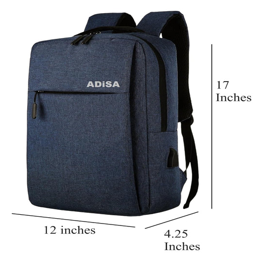 ADISA Large laptop backpack office bag college - alphahostel.in