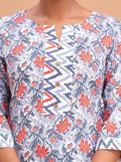 Women Cotton Printed Short Kurti | Short Kurti