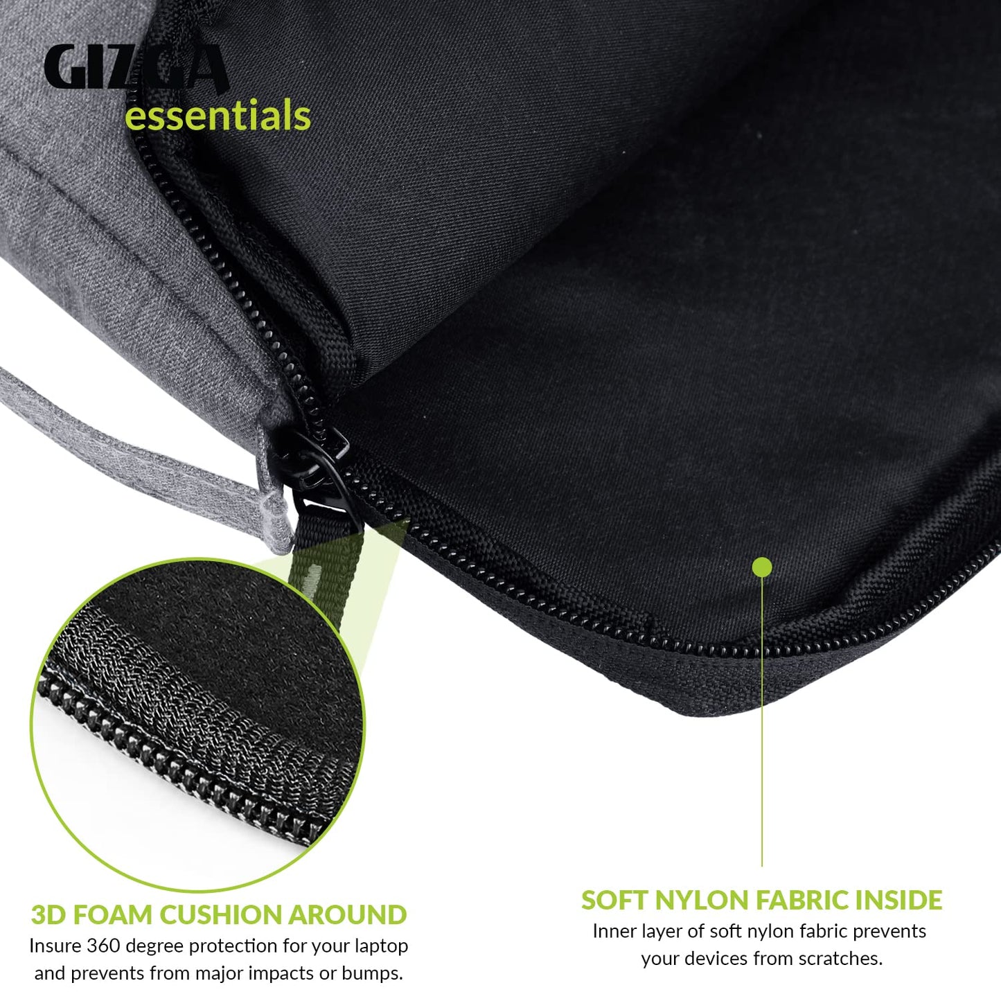 Gizga Essentials 13.3 Inch Laptop Sleeve Case