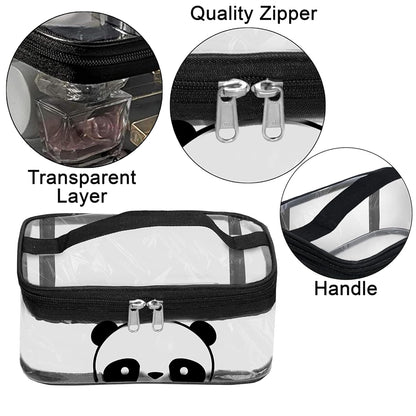Storite 2-Set Multipurpose Transparent Travel Pouch