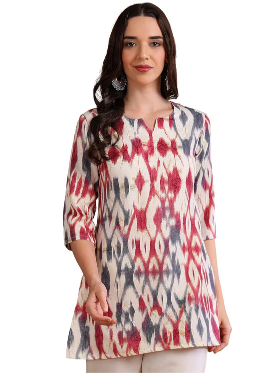 DSK Studio Poly Rayon Short Kurti for Women & Girls