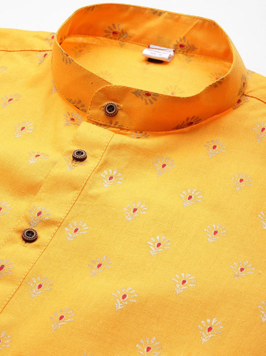 Luxrio Kurta for Men Cotton Blend Printed Regular Fit