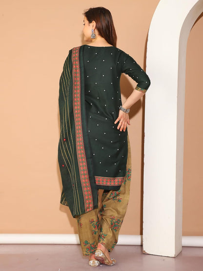Rajnandini Women Cotton Blend Printed Ready To Wear