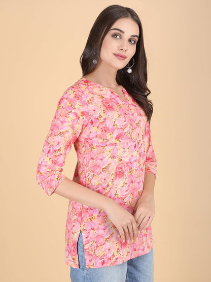 PIDAVLIYA'S Indian Women's Tunics Tops Cotton