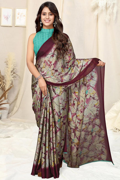MIRCHI FASHION Women's Saree with Blouse Piece