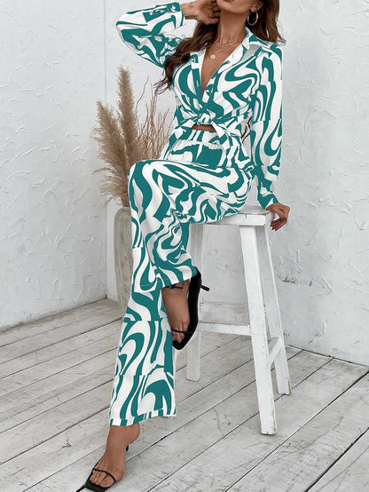 GRECIILOOKS Stylish Co-ord Set for Women – Trendy Summer Travel Outfit | Lightweight 2 Piece for Holiday Look & Puja | Hangouts | Picnic | Vacation Wear | Ethnic | Full Sleeve Women Dress