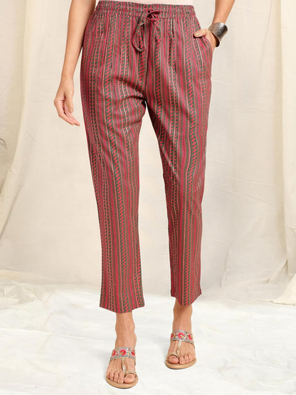 MIRCHI FASHION Women's Cotton Straight Fit Printed