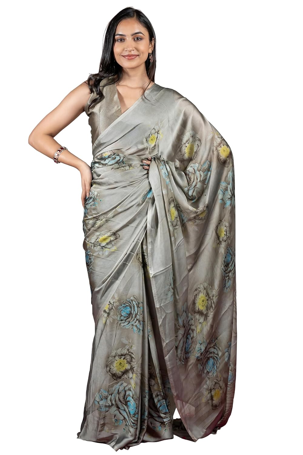 Women's Stylish Saree with Blouse Piece